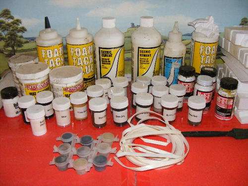 Layout Building Materials.