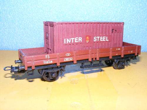 Lima HO Flat Bed with container.