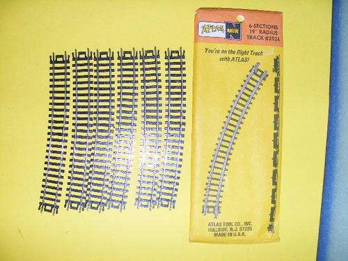 Atlas N-gauge Track - 19" Radius X 6