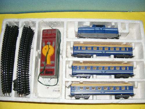 Lima HO SAr/SAS Junior Blue Train Set (Boxed)