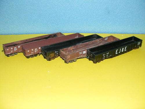 HO Open wagons X 5