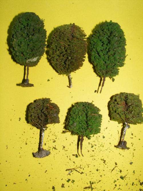 HO Trees X 6