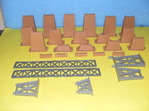 HO Job Lot Bridge Piers.