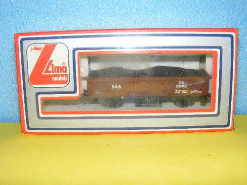 Lima HO SAr/ SAS Open wagon with coal load (Boxed)
