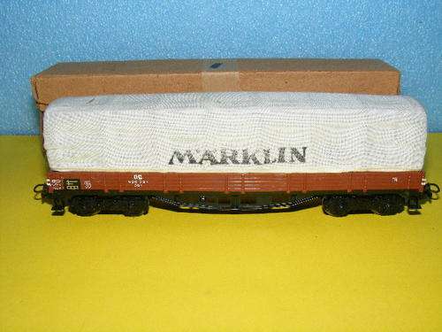 Marklin HO Open Wagon with Canvas Cover (Vintage)