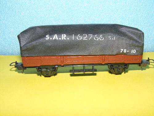 Lima HO SAR/SAS Open wagon with tarpaulin.