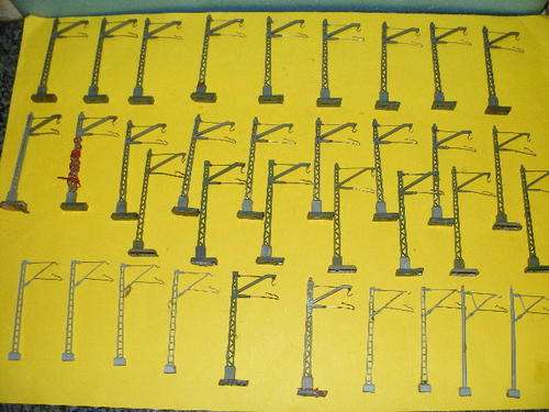 HO Job Lot Catenary posts.