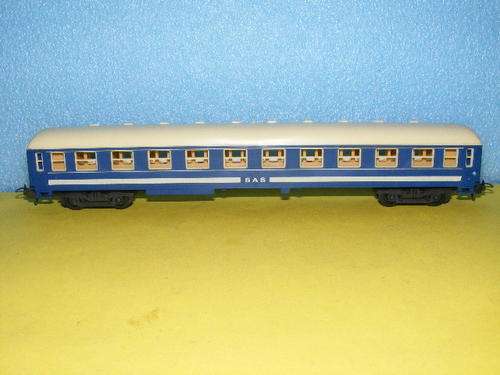 Lima HO SAR/SAS Old Style Blue Train Coach