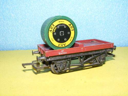 Tri-ang Flatbed with load.