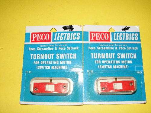 Peco Turnout Switches X 2