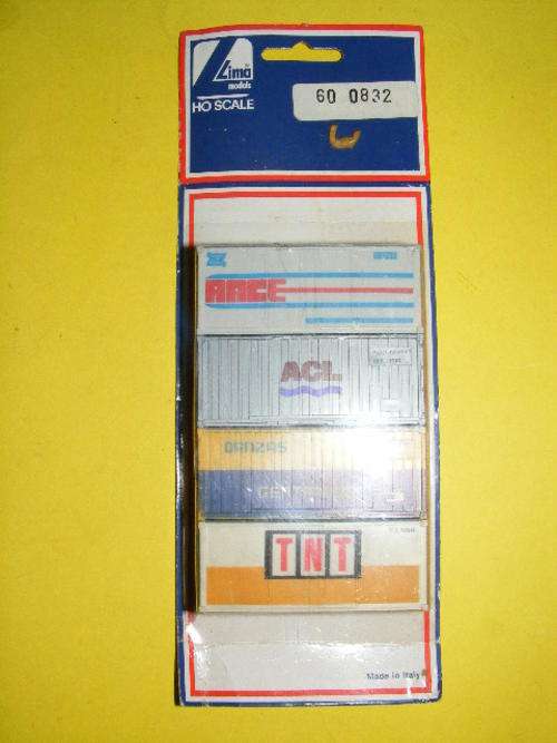 Lima HO Containers.