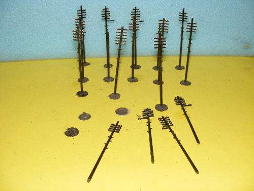HO Job Lot Telegraph Poles