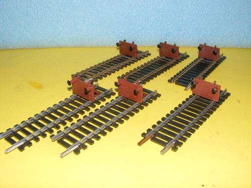Lima HO Short Straights with buffer stops X 6