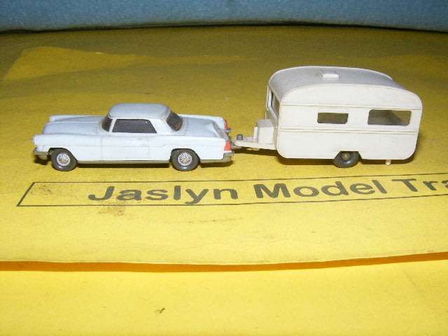 Wiking HO Car and Caravan,