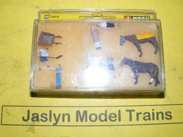 Noch HO Horses and Stable works,