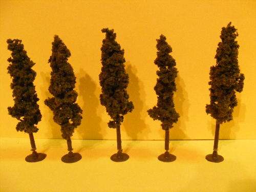 HO Trees X 5