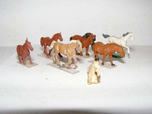 HO Animals "Horses" X 7