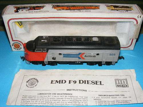 Bachmann HO EMD F9 "Amtrack" Diesel (Boxed)