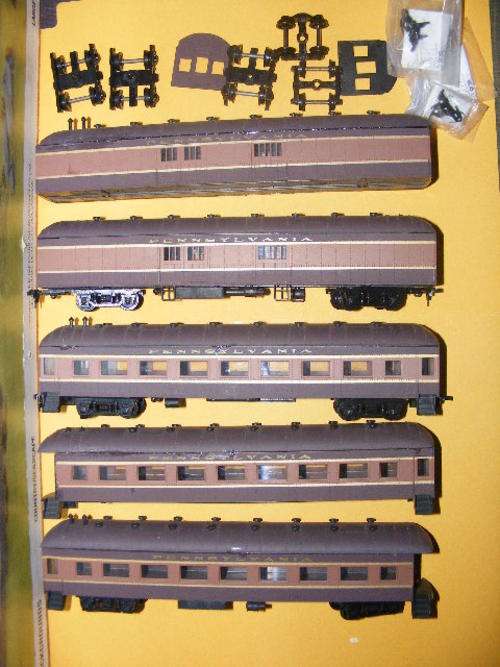 HO Coach set - Unfinished project.