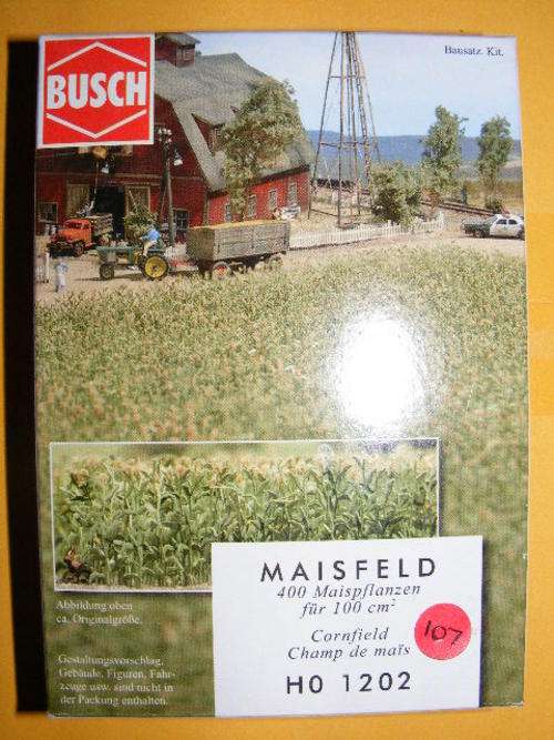 Busch HO Maize Field (400 plants)