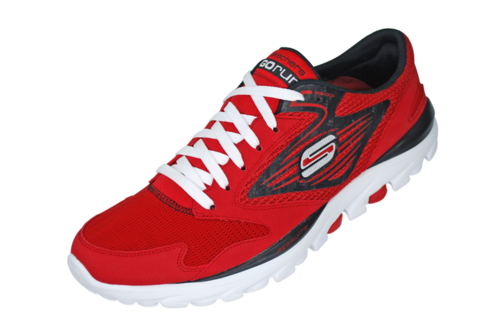 Original Mens Skechers Go Run (Red & Black) - SA Size 7