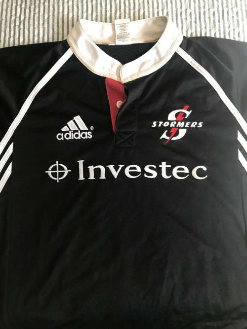 Stormers Men in Black Rugby Jersey