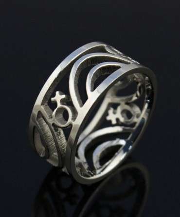 LGBTQ Stainless Steel Band- Size 11