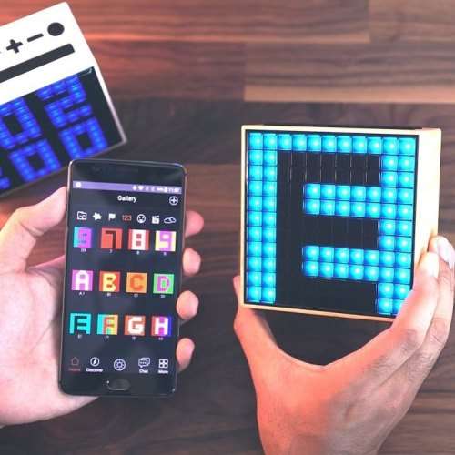 Divoom Timebox Mini Sleep Assist Smart Alarm Clock with App Programmable Pixel LED Bluetooth Speaker