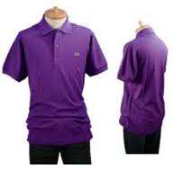 lacoste - men's golf shirt - purple - size no 3 - sa size small - new with tags -