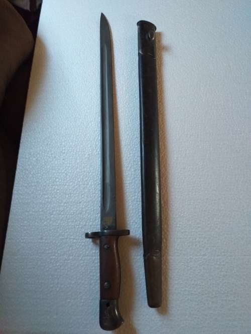 SAP. 1907 Bayonet, blade in good condition.