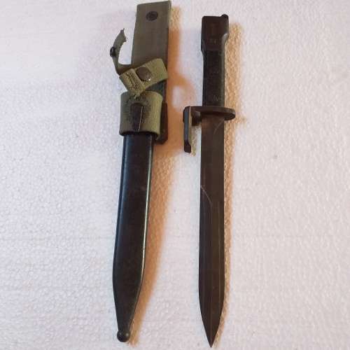 Belgian 7.62mm Fn- Fal 1965 bayonet, good condition