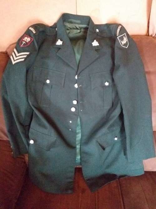 Rhodesian Light Infantry Jacket, with Insignia 2 × clip on buttons on bottom size 44