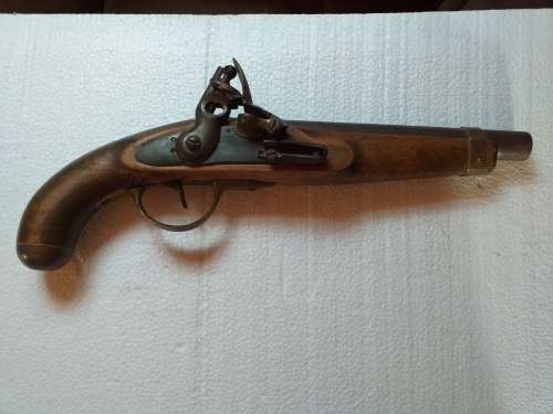 Large German made Flintlock Horse Pistol,all parts working