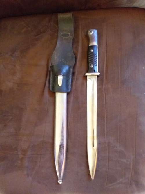 1939 WWii German K98 Bayonet and Scubbard