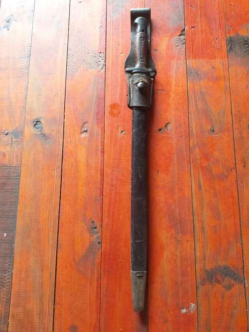 SAP 1907 bayonet,Scubbard and Frog