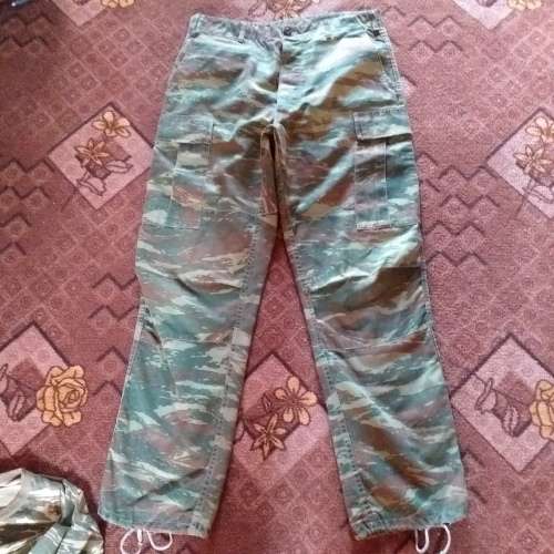 Original Greek Lizard Pattern Jacket (Large), T-Shirt (Large),Pants 36cm waist , all buttons intact