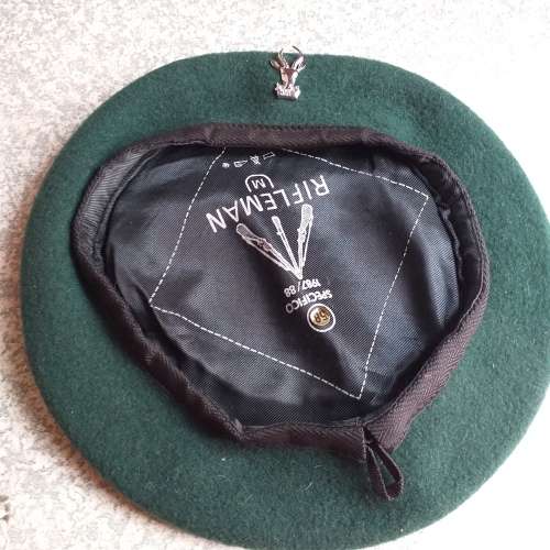 Infantry Beret, size 58 all posts intact
