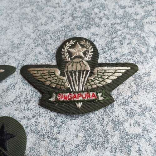 Singapore Senior Parabat wing badges