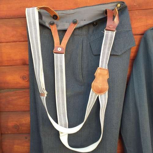SA Airforce Bunny Jacket, Pants with Suspenders