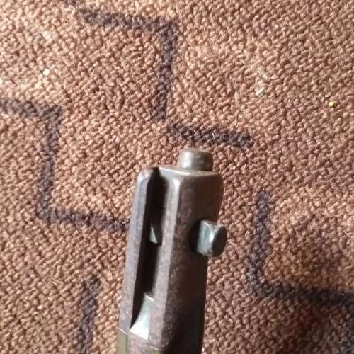 Italian Vetterli bayonet and Scabbard