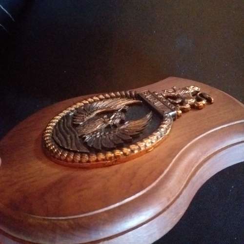 S.A Navy Saldanha Plaque,  size 160x125mm