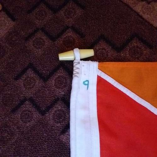 Sadf Personnel Services Corps flag, 98 x 60cm