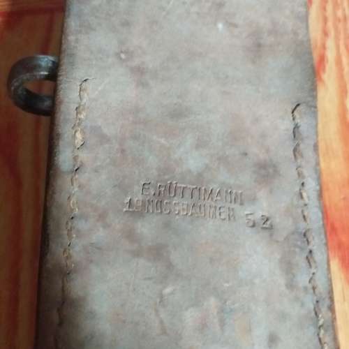 Swiss Elsener Schwyz bayonet with Scabbard and Frog