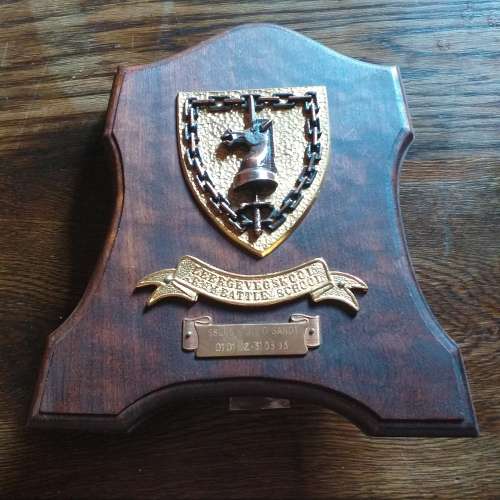 Army Battle School Plaque .