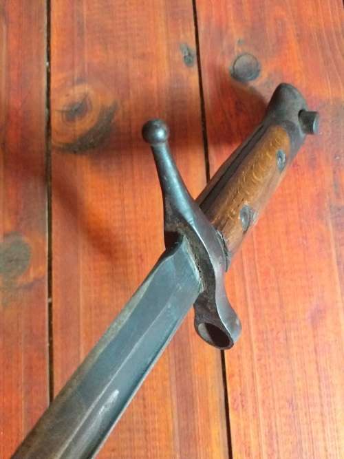 1939 Italian Carcano M1891 bayonet and Scabbard