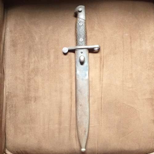 Spanish Toledo Bayonet with Scabbard.