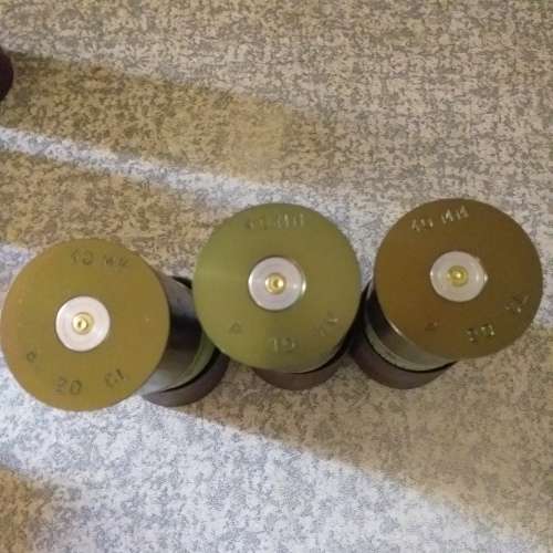 40mm Orange Target Smoke Grenade,  with bag  (INERT/ FFE)