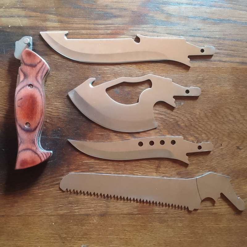 Multi knife combination set.