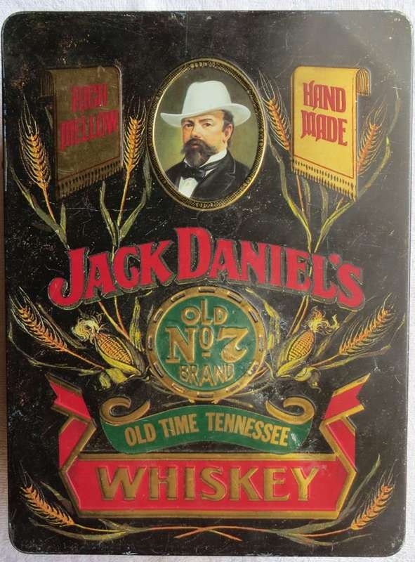 ***VINTAGE***JACK DANIELS TIN***STILL IN GREAT CONDITION***PLEASE SEE PHOTOS***AS IS***