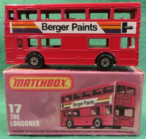 **MATCHBOX LESNEY**THE LONDONER #17**WITH ORIGINAL BOX**MINT CONDITION**MADE IN ENGLAND**